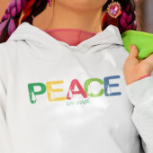 Vrede op aarde Multi-Color Hoodie