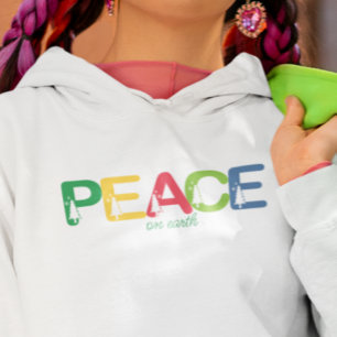 Vrede op aarde Multi-Color Hoodie