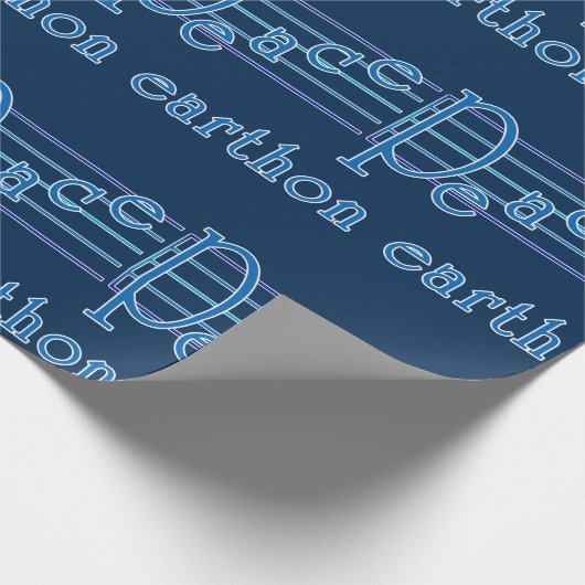 Vrede op Aarde Musical Pattern Cadeaupapier (Hoek)