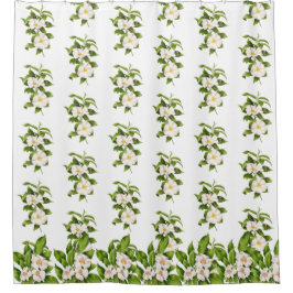 'Vrede op aarde' op een douchegordijn