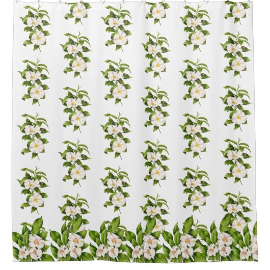 'Vrede op aarde' op een douchegordijn (Voorkant)