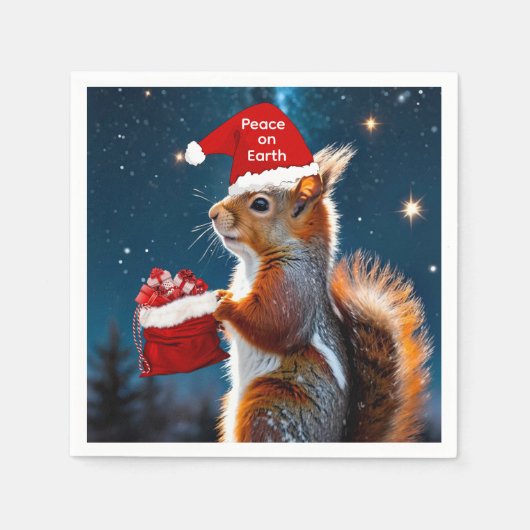 Vrede op Aarde Papieren Partij Servetten (Voorkant)