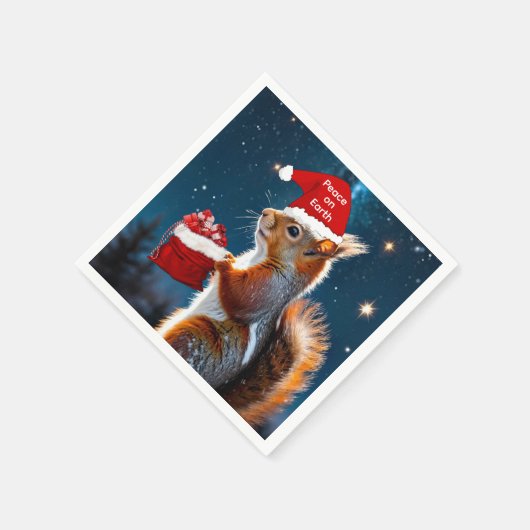 Vrede op Aarde Papieren Partij Servetten (Hoek)