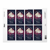 Vrede op aarde pastorale kerstkeuken etiket (Full Sheet)