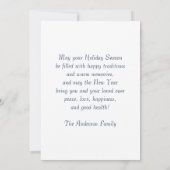 Vrede op aarde. Peace Doves Flat Vakantie Kaart (Achterkant)