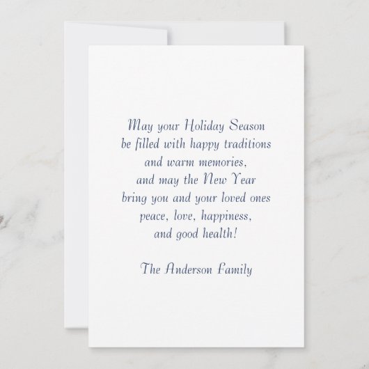 Vrede op aarde. Peace Doves Flat Vakantie Kaart (Achterkant)