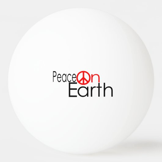 Vrede op aarde pingpongbal (Achterkant)
