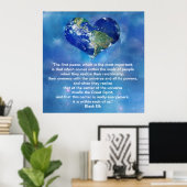 Vrede op aarde poster (Thuiskantoor)