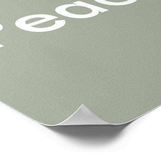 Vrede op Aarde Poster (Hoek)