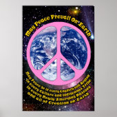 Vrede op aarde poster (Voorkant)