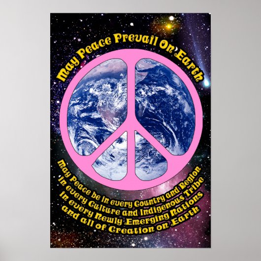 Vrede op aarde poster (Voorkant)