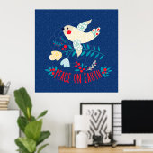 Vrede op aarde poster (Thuiskantoor)