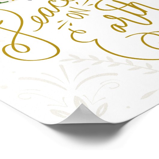 Vrede op aarde poster (Hoek)