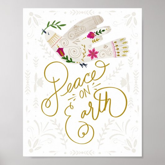 Vrede op aarde poster (Voorkant)