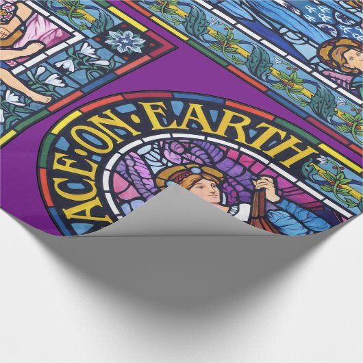 Vrede op Aarde Pre-Raphaelite glas in lood Cadeaupapier (Hoek)