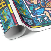 Vrede op Aarde Pre-Raphaelite glas in lood Cadeaupapier (Rol Hoek)