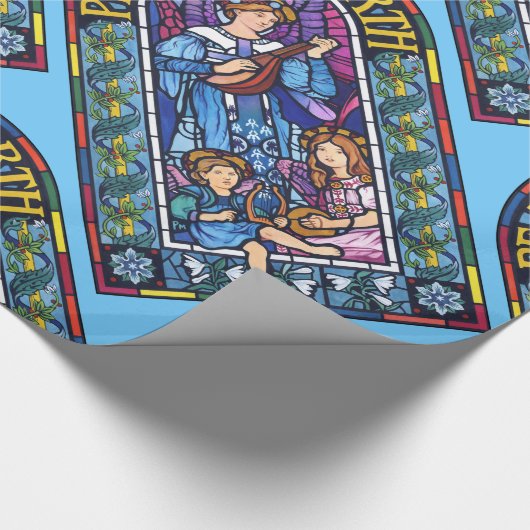 Vrede op Aarde Pre-Raphaelite glas in lood Cadeaupapier (Hoek)