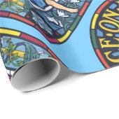 Vrede op Aarde Pre-Raphaelite glas in lood Cadeaupapier (Rol Hoek)