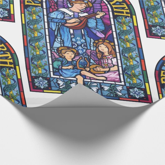 Vrede op Aarde Pre-Raphaelite glas in lood Cadeaupapier (Hoek)