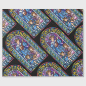 Vrede op Aarde Pre-Raphaelite glas in lood Cadeaupapier (Vlak)