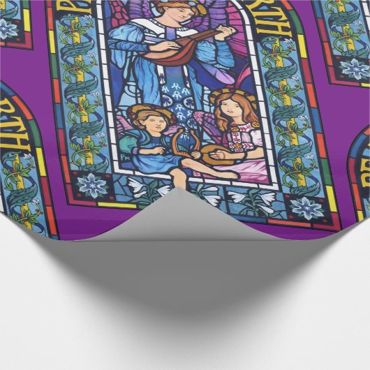 Vrede op Aarde Pre-Raphaelite glas in lood Cadeaupapier (Hoek)