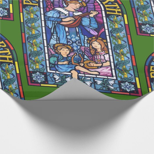 Vrede op Aarde Pre-Raphaelite glas in lood Cadeaupapier (Hoek)