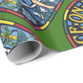 Vrede op Aarde Pre-Raphaelite glas in lood Cadeaupapier (Rol Hoek)