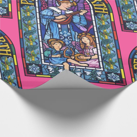 Vrede op Aarde Pre-Raphaelite glas in lood Cadeaupapier (Hoek)