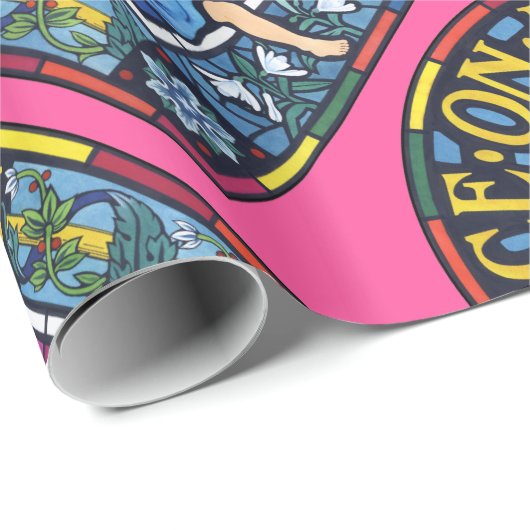 Vrede op Aarde Pre-Raphaelite glas in lood Cadeaupapier (Rol Hoek)