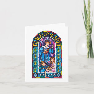 Vrede op Aarde Pre-Raphaelite kerstkaart Feestdagen Kaart