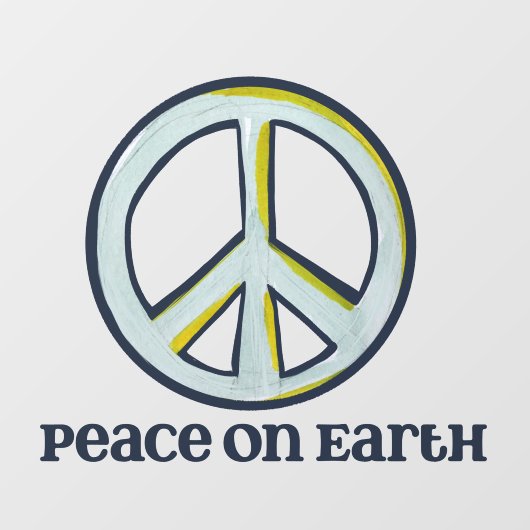 Vrede op aarde raamsticker (Vel)
