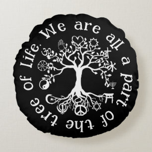 Vrede op aarde rond kussen