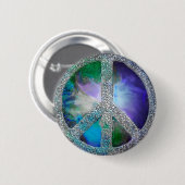 Vrede op aarde ronde button 5,7 cm (Voorkant /achterkant)