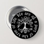 Vrede op aarde ronde button 7,6 cm (Voorkant /achterkant)