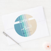 Vrede Op Aarde Ronde Sticker (Envelop)