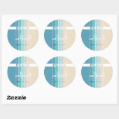 Vrede Op Aarde Ronde Sticker (Vel)