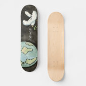 Vrede op aarde skateboard (Voorkant)
