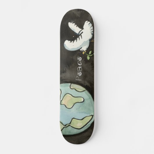 Vrede op aarde skateboard (Voorkant)