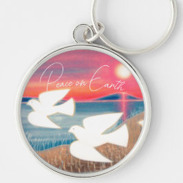 Vrede op aarde sleutelhanger