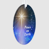 Vrede op aarde, ster van de kerstmis van Bethlehem Ornament (voorkant)