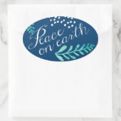 Vrede op aarde sticker (Tas)