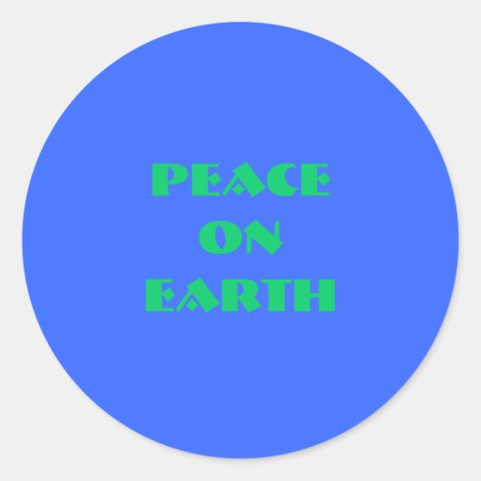 Vrede op aarde Stickers (Voorkant)
