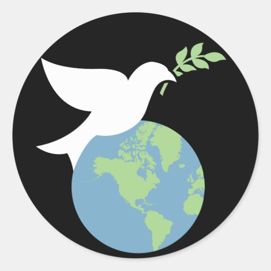 Vrede op aarde Stickers (Voorkant)