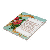 Vrede op aarde tegeltje (Zijkant)