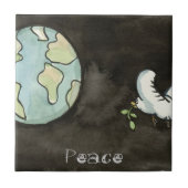 Vrede op Aarde Tile Tegeltje (Voorkant)