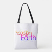 Vrede op aarde tote bag (Achterkant)