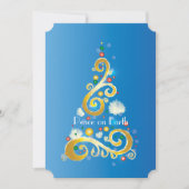 Vrede op aarde V Feestdagenkaart (Voorkant)