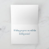 Vrede op Aarde Vakantie Kaarten (Binnen)