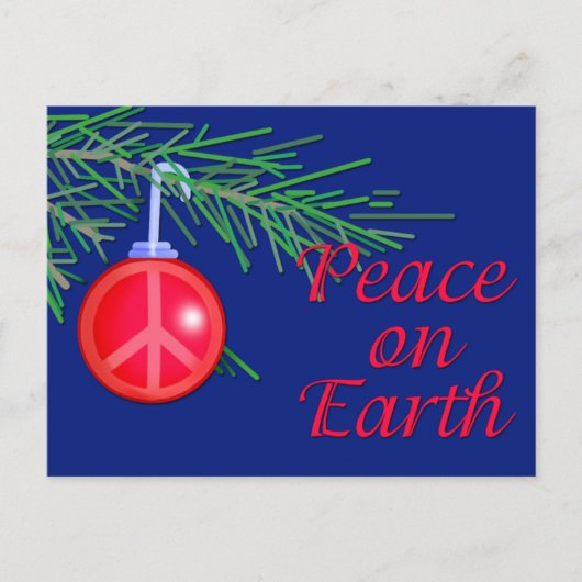Vrede op Aarde Vakantie Kaarten en Briefkaarten (Voorkant)