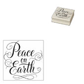 Vrede op Aarde Vakantie Rubberstempel (Gestempeld)